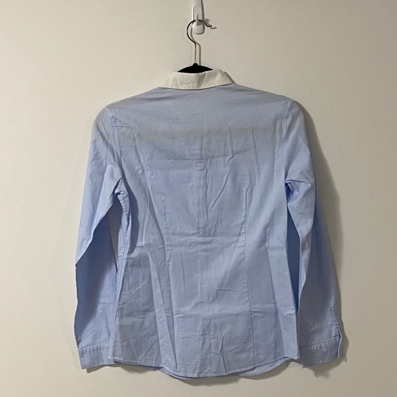 G2000 Blue & White Button Down Dress Shirt Size 36 - Picture 3 of 6